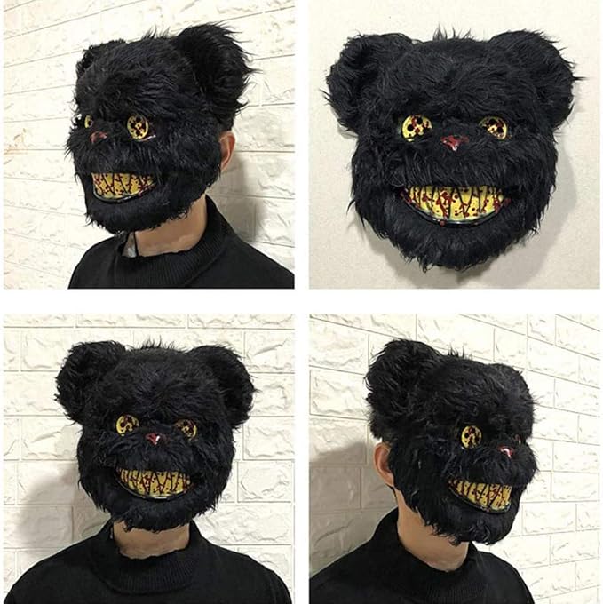 Mascara Oso Malvado Halloween Disfraz