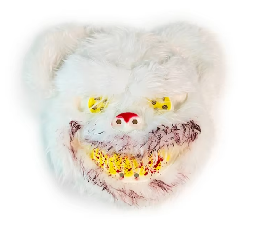 Mascara Oso Malvado Halloween Disfraz