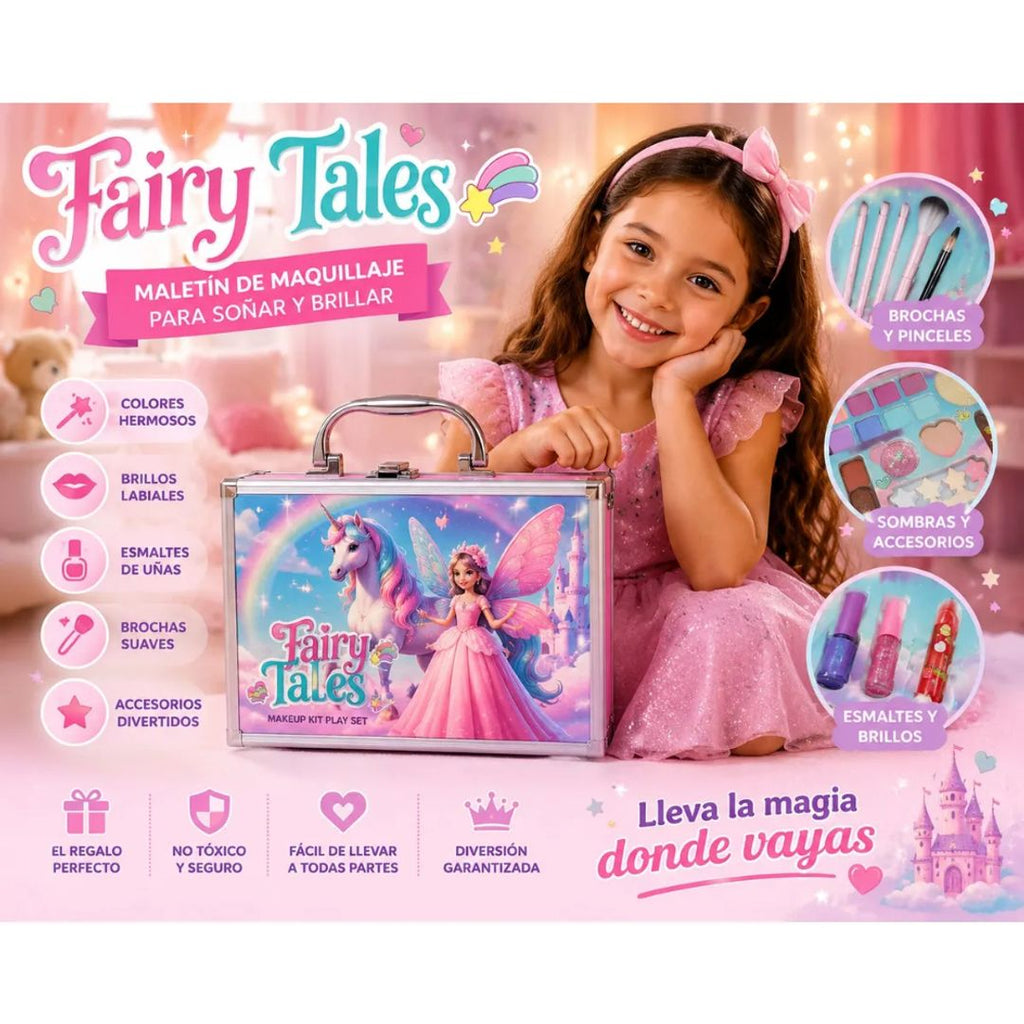 Kit de Maquillaje Infantil Lavable para Niñas