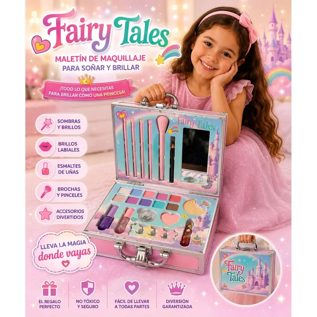 Kit de Maquillaje Infantil Lavable para Niñas