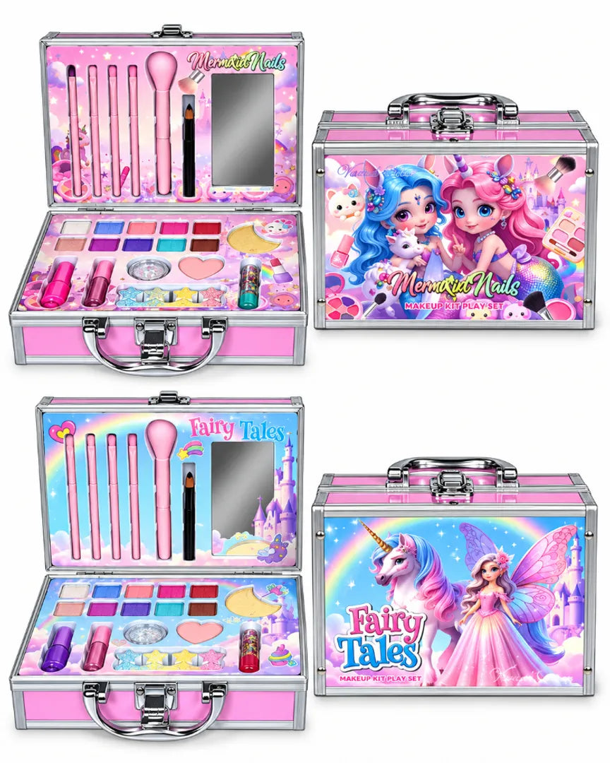 Kit de Maquillaje Infantil Lavable para Niñas